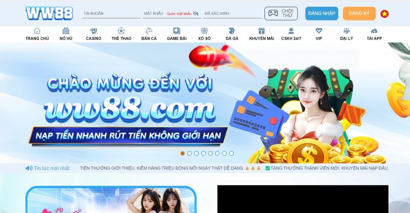 Hướng dẫn đăng nhập WW88 đơn giản và nhanh chóng 